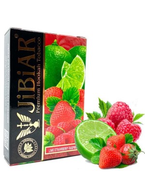  Табак Jibiar - Lime Strawberry Raspberry (50g)