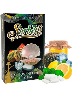 Табак Serbetli - Cactus Sheikh Ice Gum (50g) 