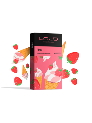 Табак Loud - Pinkl (солодке полуничне морозиво) 200г Табак Loud - Pinkl (солодке полуничне морозиво) 200г