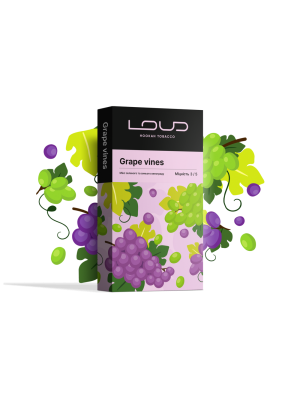 Табак Loud - Grape Vines (мікс зеленого та синього винограду) 200г Табак Loud - Grape Vines (мікс зеленого та синього винограду) 200г