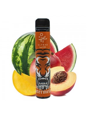 Одноразовая электронная сигарета Elf Bar-Mango Peach Watermelon 1500 затяжек Одноразовая электронная сигарета Elf Bar-Mango Peach Watermelon 1500 затяжек