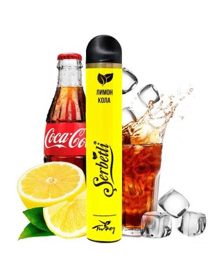 Одноразовая электронная сигарета Serbetli -  Lemon Cola