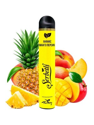 Одноразовая электронная сигарета Serbetli - Pineapple Mango Peach Одноразовая электронная сигарета Serbetli - Pineapple Mango Peach
