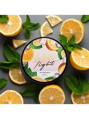 Табак 420 light Айс малина мята (100g)