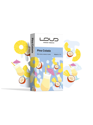 Табак Loud Light- Pina colada (мікс кокосу, ананасу та рому) 100g