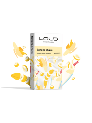 Табак Loud Light - Banana Shake (Мілкшейк з банану та пломбіру)100g Табак Loud Light - Banana Shake (Мілкшейк з банану та пломбіру)100g