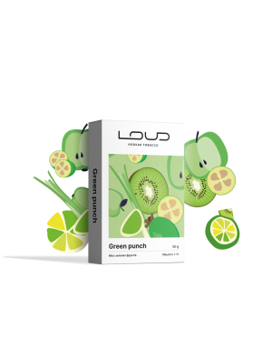 Табак Loud Light -Green Punch (Мікс зелених фруктів) 50g Табак Loud Light -Green Punch (Мікс зелених фруктів) 50g