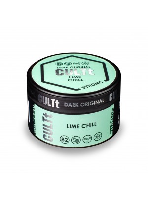 Табак для кальяна CULTt Strong DS82 Lime Chill (Лимон, цукор, лід) 100g