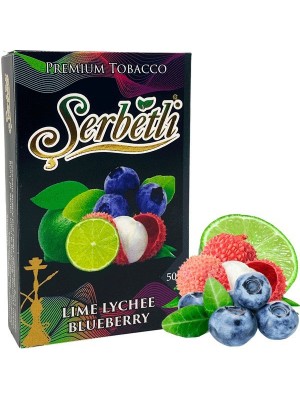 Табак Serbetli Lime Lychee blueberry (50g)